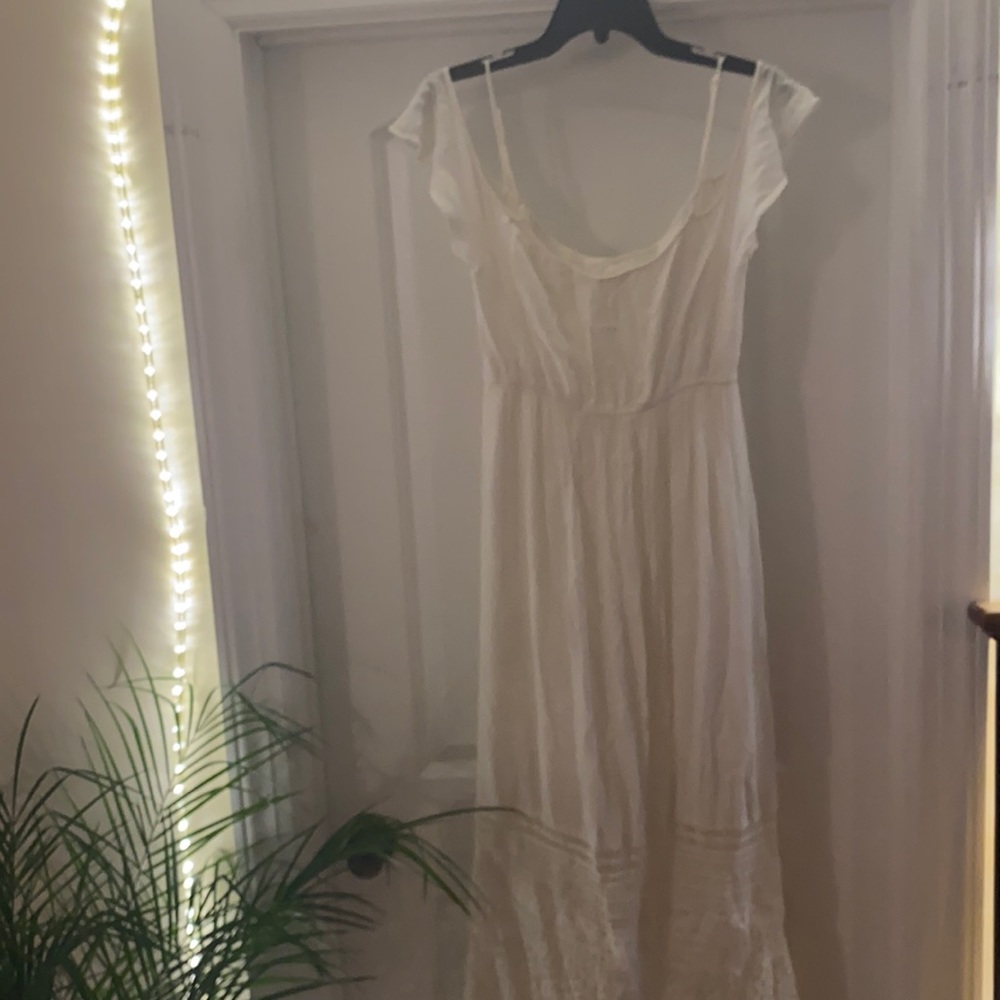 Beautiful white maxi dress